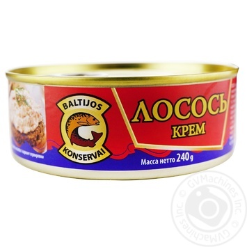 Baltijos Konservai Salmon Cream 240g - buy, prices for Auchan - photo 1