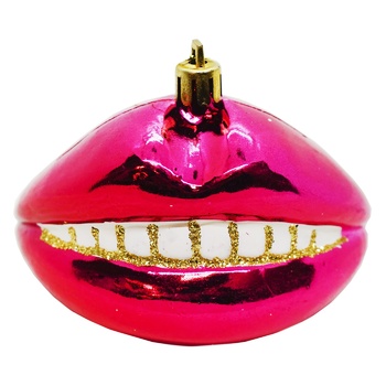 Koopman Lips Christmas Tree Decoration 5.5x5.5х8.5cm - buy, prices for NOVUS - photo 1