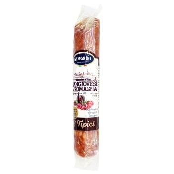 Simonini Salami Sausage with Sangiovese di Romagna Wine 200g - buy, prices for Auchan - photo 1