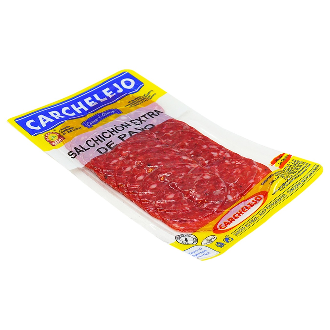 

Колбаса Carchelejo Сальчичон Экстра из мяса индейки 80г