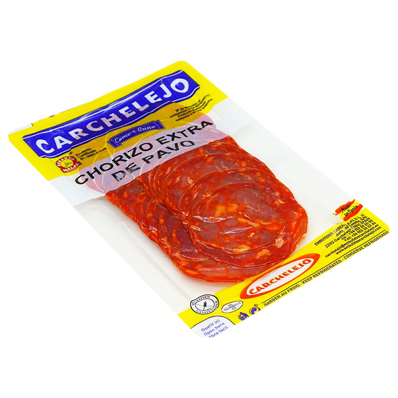 

Колбаса Carchelejo Чоризо Экстра из мяса индейки 80г