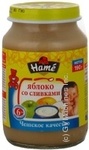Puree Hame Apple for 6+ month old babies glass jar 190g Czech Republic