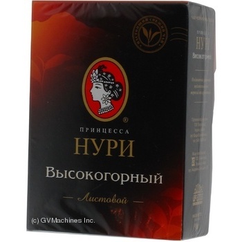 Чай Принцеса Нурі чорний високогірний 90г купити, ціни на МегаМаркет - фото 5
