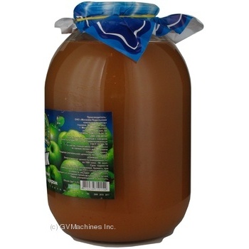 Sterilized juice with sugar and pulp Dary laniv apples glass jar 3000ml Ukraine - buy, prices for MegaMarket - photo 2
