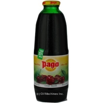 Non-carbonated alcoholfree pasteurized drink Pago cherry glass bottle 750ml Austria - buy, prices for - photo 1