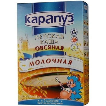 Каша дитяча Карапуз суха швидкорозчинна з 5 місяців 250г купити, ціни на МегаМаркет - фото 1