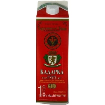 Wine merlot Tarutynskie vyna Kadarka 13% 1000ml tetra pak Ukraine - buy, prices for NOVUS - photo 2