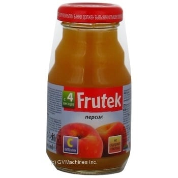 Reconstituted pasteurized homogenized gluten-free nectar enriched with vitamin C and pulp Frutek peach for children from 4+ months 125ml Slovenia - buy, prices for - photo 6