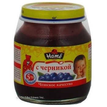 Puree Hame Blueberry for 5+ month old babies glass jar 125g Czech Republic - buy, prices for - photo 5