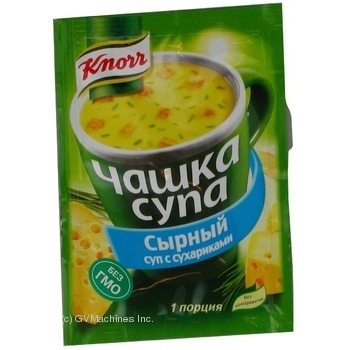 Cheese Soup Knorr Soup Cup with croutons bag 15.6g - buy, prices for NOVUS - photo 2