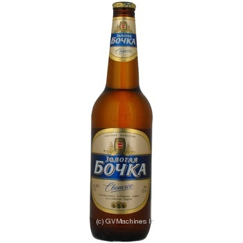 Pasteurized lager Zolotaya Bochka glass bottle 4%alc 500ml Ukraine - buy, prices for - photo 5