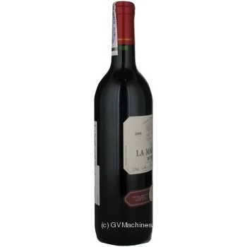 Wine merlot Chateau la mauberte 13.5% 750ml glass bottle Bordeaux France - buy, prices for NOVUS - photo 5