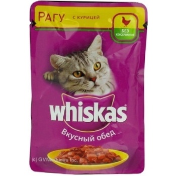 Консерва для котів Whiskas Рагу Курка 100г - купити, ціни на - фото 2