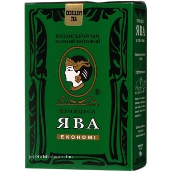 Зеленый чай Принцесса Ява Экономи китайский байховый крупнолистовой 90г Украина купить, цены на МегаМаркет - фото 3