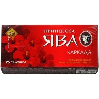 Tea drink Princess Java Hibiscus 25х1.5g teabags Russia - buy, prices for NOVUS - photo 4