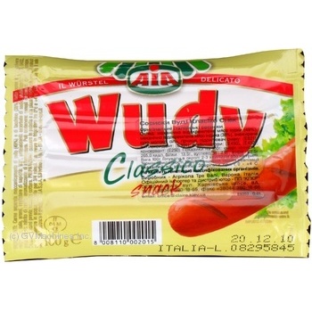 Сосиски Wudy Aia Класіко Снек 100г х35 купити, ціни на МегаМаркет - фото 2