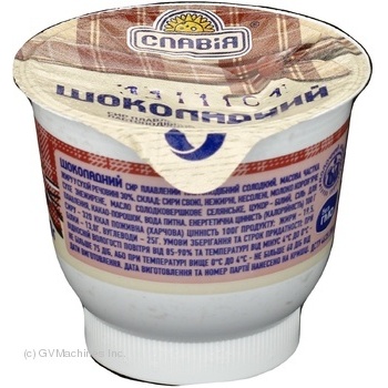 Chocolate processed cheese spread Slaviya sweet 30% 100g - buy, prices for MegaMarket - photo 2
