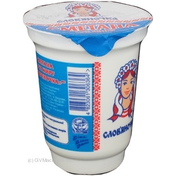 Сметана Слов'яночка 15% 370г пластиковий стакан Україна - купити, ціни на - фото 6