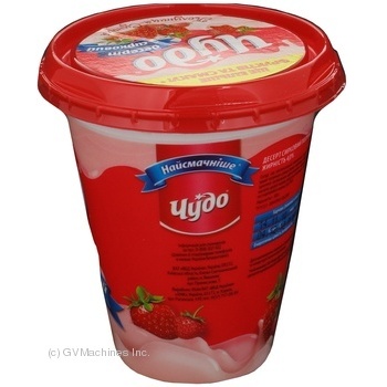 Dessert Chudo curd wild strawberry 4% 300g plastic cup Ukraine - buy, prices for NOVUS - photo 3