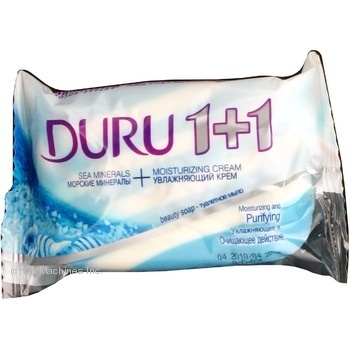 Мило Duru Мінерал 1+1 90г х72 купити, ціни на МегаМаркет - фото 1