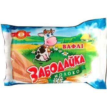 Вафлі ХБФ Бісквіт-Шоколад Забодайка Молоко 80г купити, ціни на МегаМаркет - фото 2