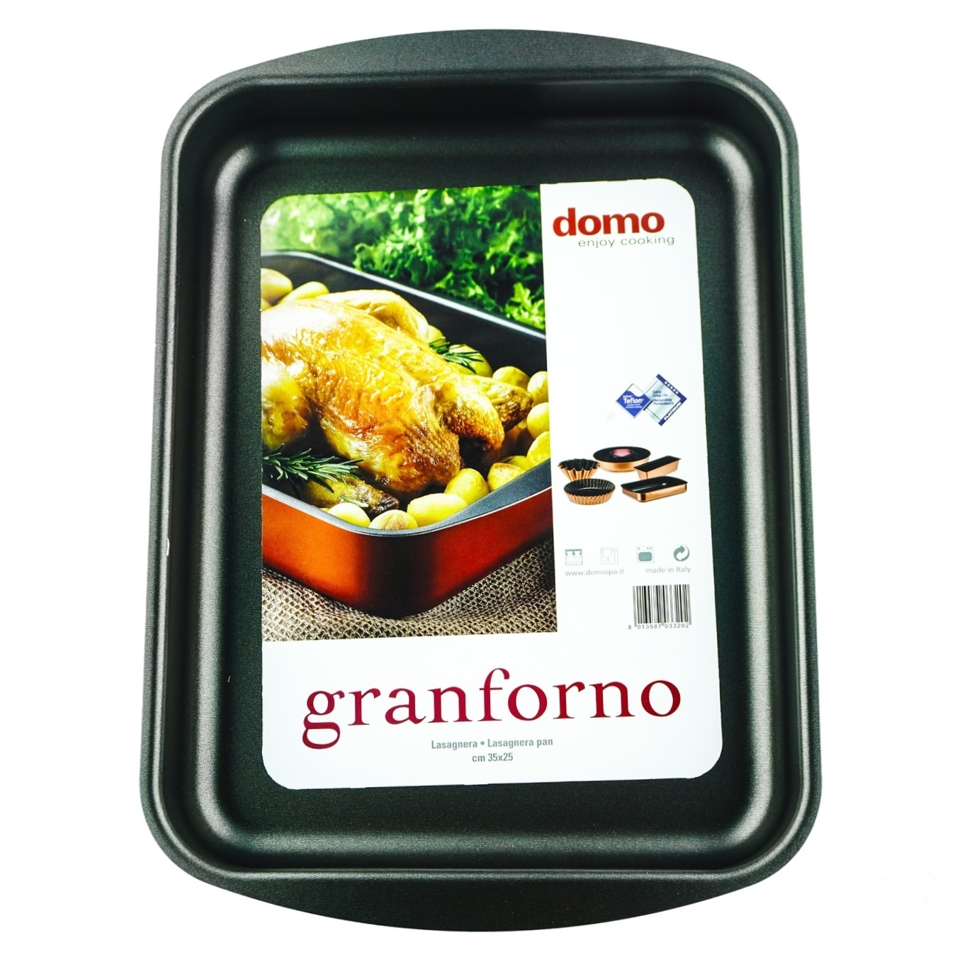 

Форма для выпечки Domo Granforno прямоугольная 35x25см