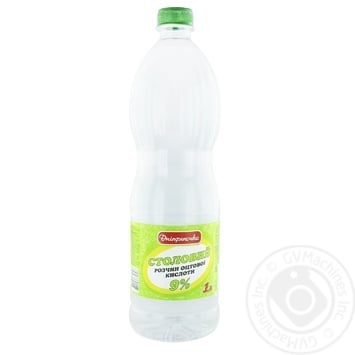 Dnipryanochka Vinegar 9% 1l