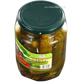 Vegetables cucumber Family canned 720ml glass jar - buy, prices for NOVUS - photo 4