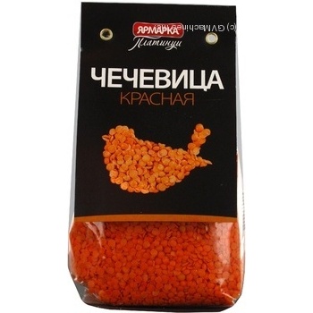 Groats lentils Yarmarka Platinum red 350g polyethylene packaging - buy, prices for NOVUS - photo 2