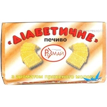 Печиво Розмай Діабетичне з ароматом пряженого молока без цукру 195г Україна - купити, ціни на NOVUS - фото 2