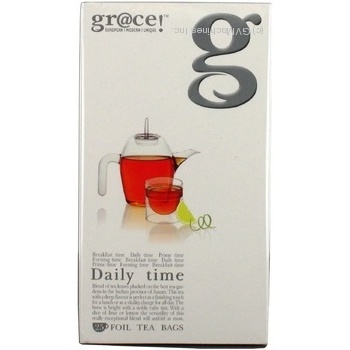 Black tea Grace! Daily Time 25x2g teabags England - buy, prices for NOVUS - photo 2