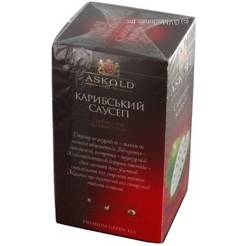 Green pekoe tea Askold Caribbean Sour sop small leaf 25x2g Sri Lanka - buy, prices for - photo 4