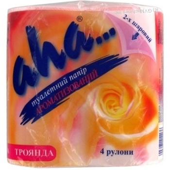 toilet paper aha 4pcs 430g Poland - buy, prices for - photo 3