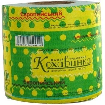 Toilet paper Kokhavinka European 175g - buy, prices for MegaMarket - photo 3