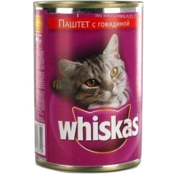 Корм для котів Whiskas паштет з яловичиною 400г - купити, ціни на NOVUS - фото 3