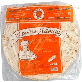 Лаваш Хлебные технологии Персицкий премиум 4шт 230г купить, цены на МегаМаркет - фото 1