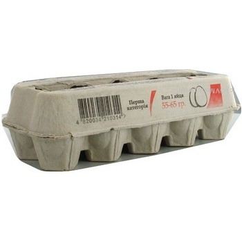 egg yasensvit white c1 10pcs 600g cardboard box - buy, prices for - photo 1