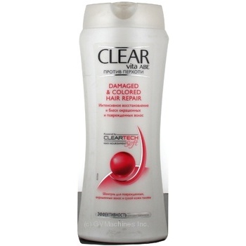 Shampoo Clear vita abe Damage & colour repair for hair 400ml - buy, prices for MegaMarket - photo 2