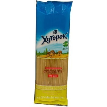 Макароны спагетти Хуторок 450г Украина купить, цены на МегаМаркет - фото 3