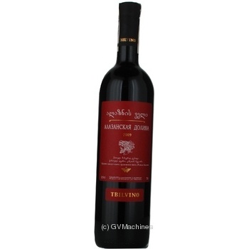 Wine rkaciteli Tbilvino Alazani valley red semisweet 11.5% 2009year 750ml glass bottle Georgia - buy, prices for MegaMarket - photo 4