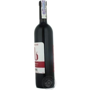 Wine saperavi Kvareli 13% 750ml glass bottle Georgia - buy, prices for NOVUS - photo 3