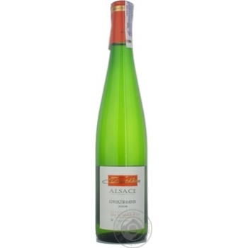 Wine traminer Cave de turckheim 13% 750ml glass bottle France