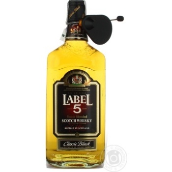 Whiskey Label 5 40% 5yrs 700ml glass bottle Scotland England - buy, prices for MegaMarket - photo 2