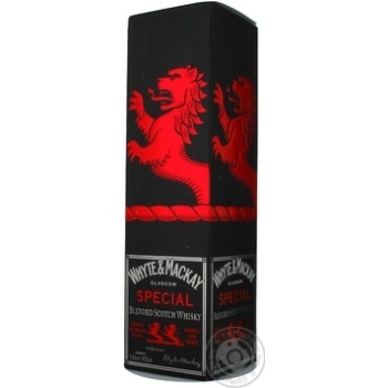 Whiskey Whyte and mackay 40% 1000ml glass bottle Scotland England - buy, prices for MegaMarket - photo 2