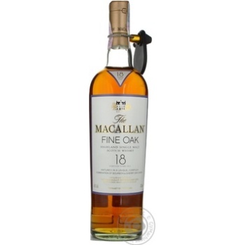 Whiskey Macallan 43% 18yrs 700ml glass bottle Scotland England - buy, prices for MegaMarket - photo 4