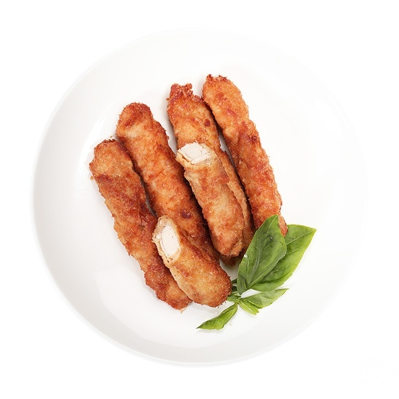 

Куриные палочки в картофельных чипсах