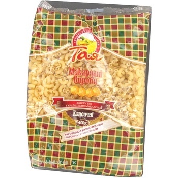 Pasta elbows Taya Extra 400g sachet - buy, prices for MegaMarket - photo 2