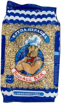 Крупа перлова Веселий Кок 1кг купити, ціни на МегаМаркет - фото 1