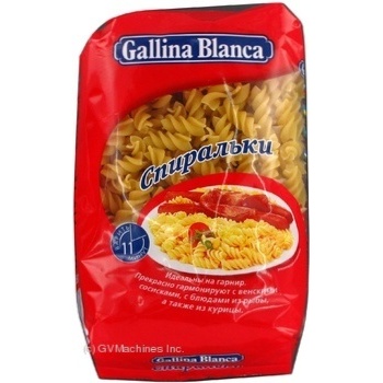 Pasta fusilli Gallina blanca 450g polyethylene packaging - buy, prices for NOVUS - photo 3