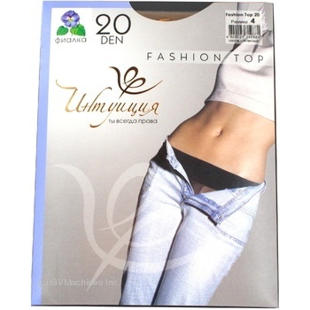 Колготи Інтуїція Feshion Top Фіалка 20den купить, цены на МегаМаркет - фото 5